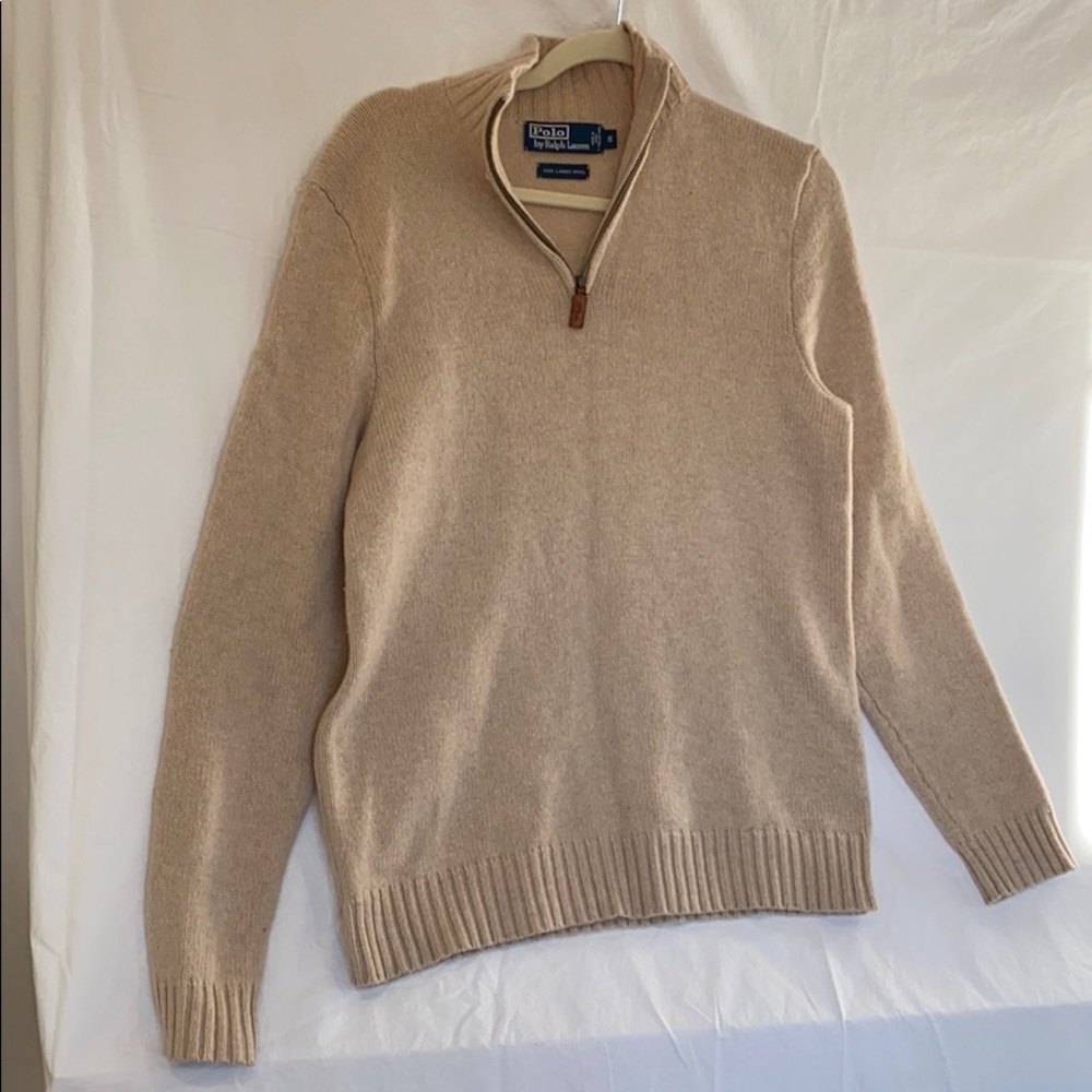 Ralph Lauren polo 3/4 lambswool pullover